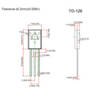 10Pcs Bd135 Bd137 Bd139 Bd140 Npn Amplifier Powerful Transistor Bipolar Junction Triode Tube Integrated Circuit New Original BJT