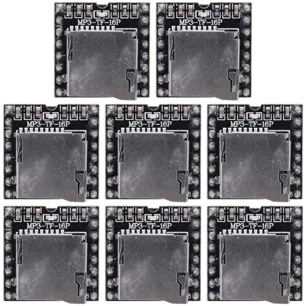 Dfplayer TF Card U Disk Mini MP3 DF Player Audio Voice Module IO/Serial Port/AD MP3-TF-16P For Arduino