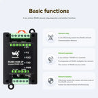 Waveshare Industrial Isolated 2-CH RS485 Hub Repeater 1-RS485 To 2- RS485 Network Relay/Control/Isolation RS485-HUB-2P-ABVP