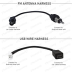 Pinmany Car Radio Cable OPC7 16-pin Power Wire Harness Adapter with CAN Bus Decoder for Opel Adam Insignia Astra K Corsa E