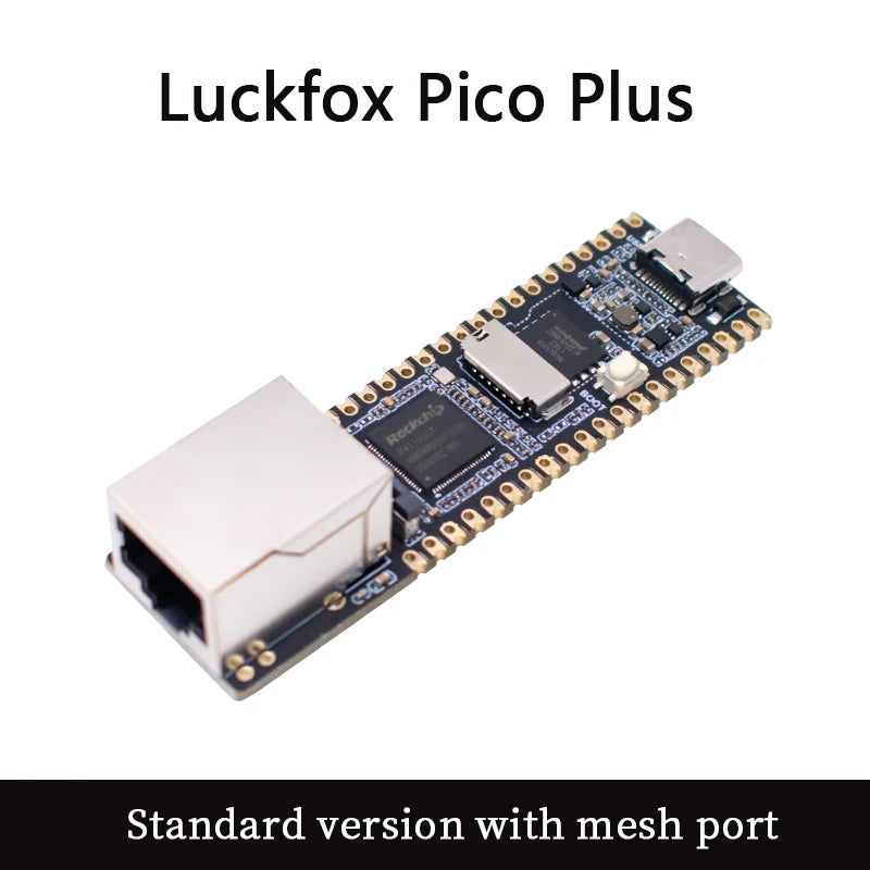 Luckfox Pico Plus,RV1103 Linux Micro Development Board,Integrates ARM Cortex-A7/RISC-V MCU/NPU/ISP Processors,With Ethernet Port