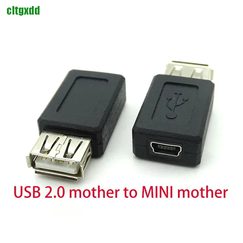 Cltgxdd USB 2.0 Adapter Mini 5P to A Male Female Micro to USB Android Data Side T Port Converter Selector Connector
