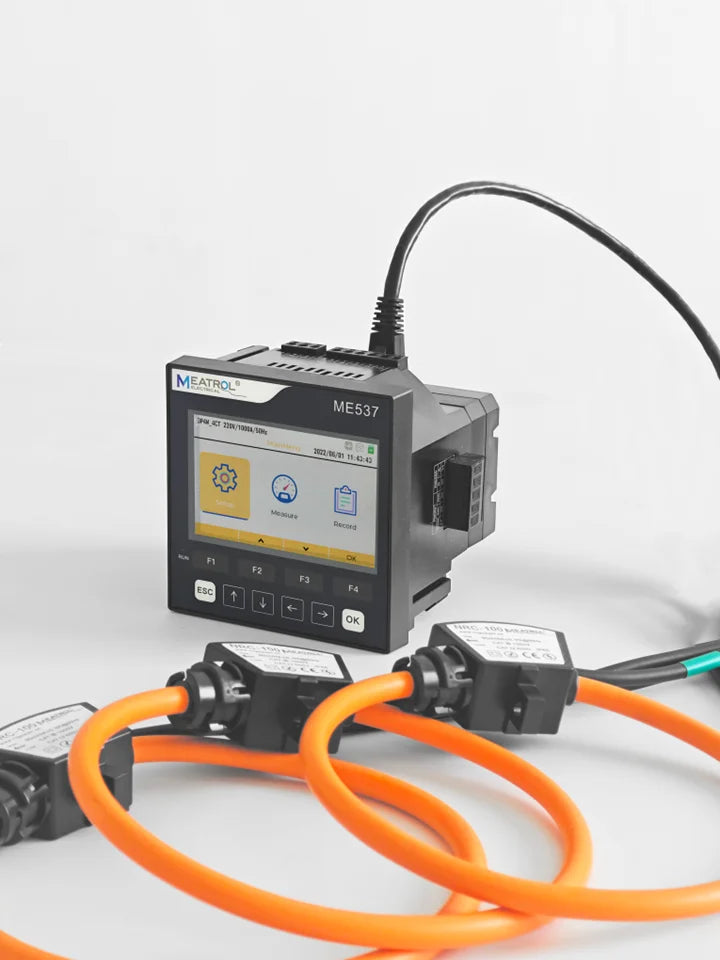 Ethernet Modbus TCP Three Phase Power Quality Analyzer ME537 32GB Data Logger Rogowski Coil Electric Energy AnalyzerAR