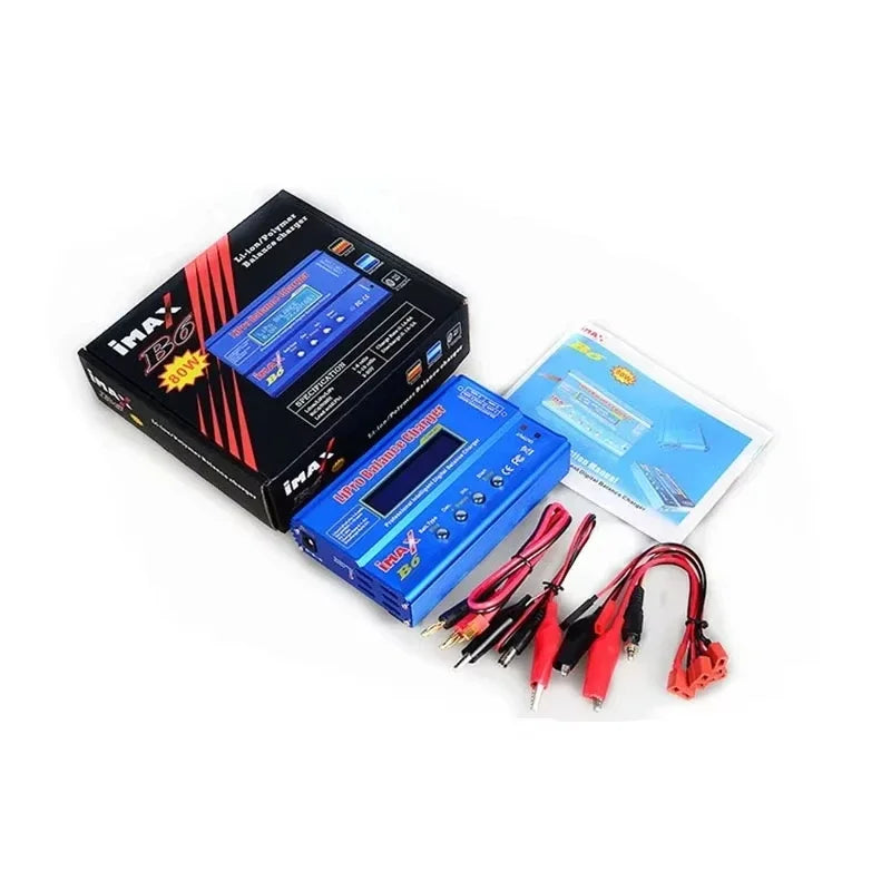 IMAX B6 80W Battery Charger Lipo NiMh Li-ion Ni-Cd Digital Lipro Balance Charger Discharger 1-6S for RC FPV Drone Airplane Car