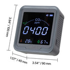 Carbon Dioxide Monitor, CO2 Controller with Temperature and Humidity Display, NDIR Sensor, Carbon Dioxide Detector for Bedside
