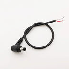 1Pcs DC Power Connector 2.5x0.7/3.5x1.35/4.0x1.7/4.8x1.7/5.5x2.1/5.5x2.5mm Male Plug Cable Right Angled 90 Degree Power Cable