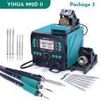 YIHUA 992D-II Precision Hot Air  Rework Station 210 245 Soldering Iron Station for Microscope Soldering Electronics Repair PCB