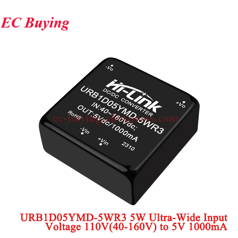 DC-DC Isolated Converter Power Supply Module 5W DC 12V 48V to 15V/5V/12V 24V to 5V/12V HLK-5D2405/5D1205/5D1212/5D1215/5D2412