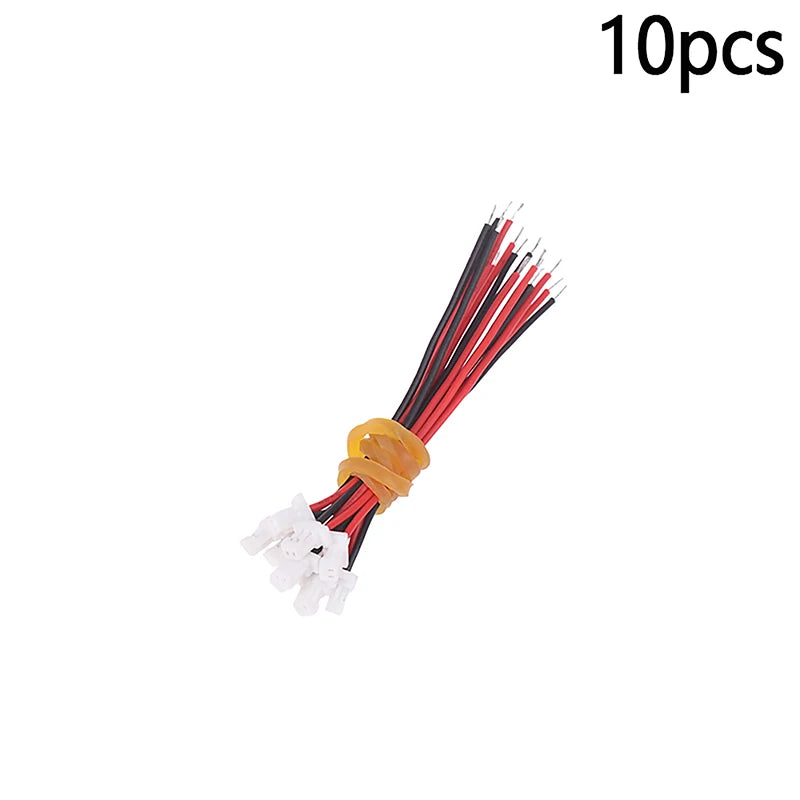 /KQM/10pcs Small Mini Connector Jst 1.0/1.25/1.5/2.0/2.54/3.96mm Ph 2.0mm Xh 2.54mm 2 Pin Male Female Plug Jack Cable Wire