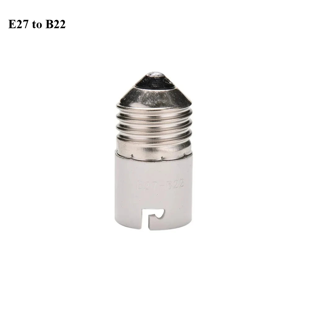 4PCS E27 E14 GU10 G9 E12 B22 Fireproof LED CFL Lamp Holder Converter Light Socket Bulb Base Spliter Extension Adapter