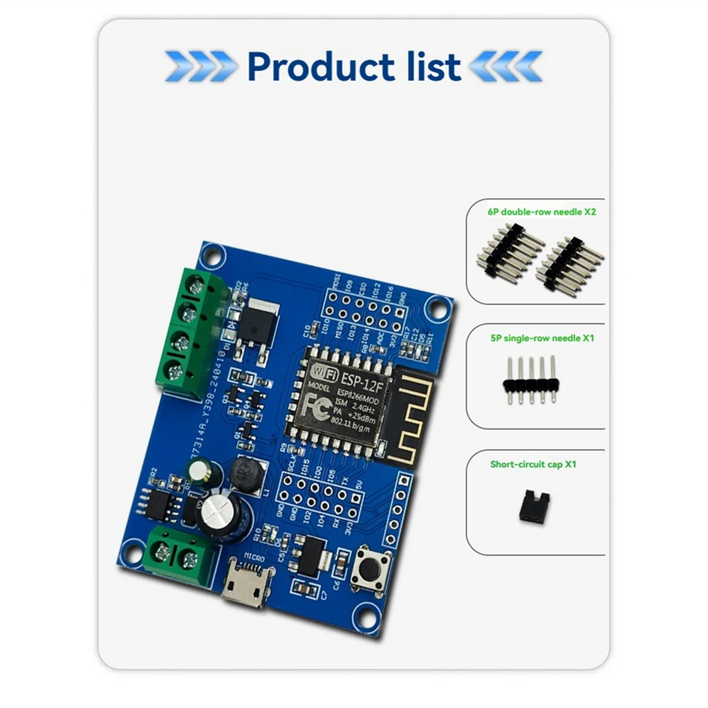 AT59 ESP8266 WIFI Single Relay MOS Switch Control Module ESP-12F Development Board Support DC 5-80V and USB Port Power Supply