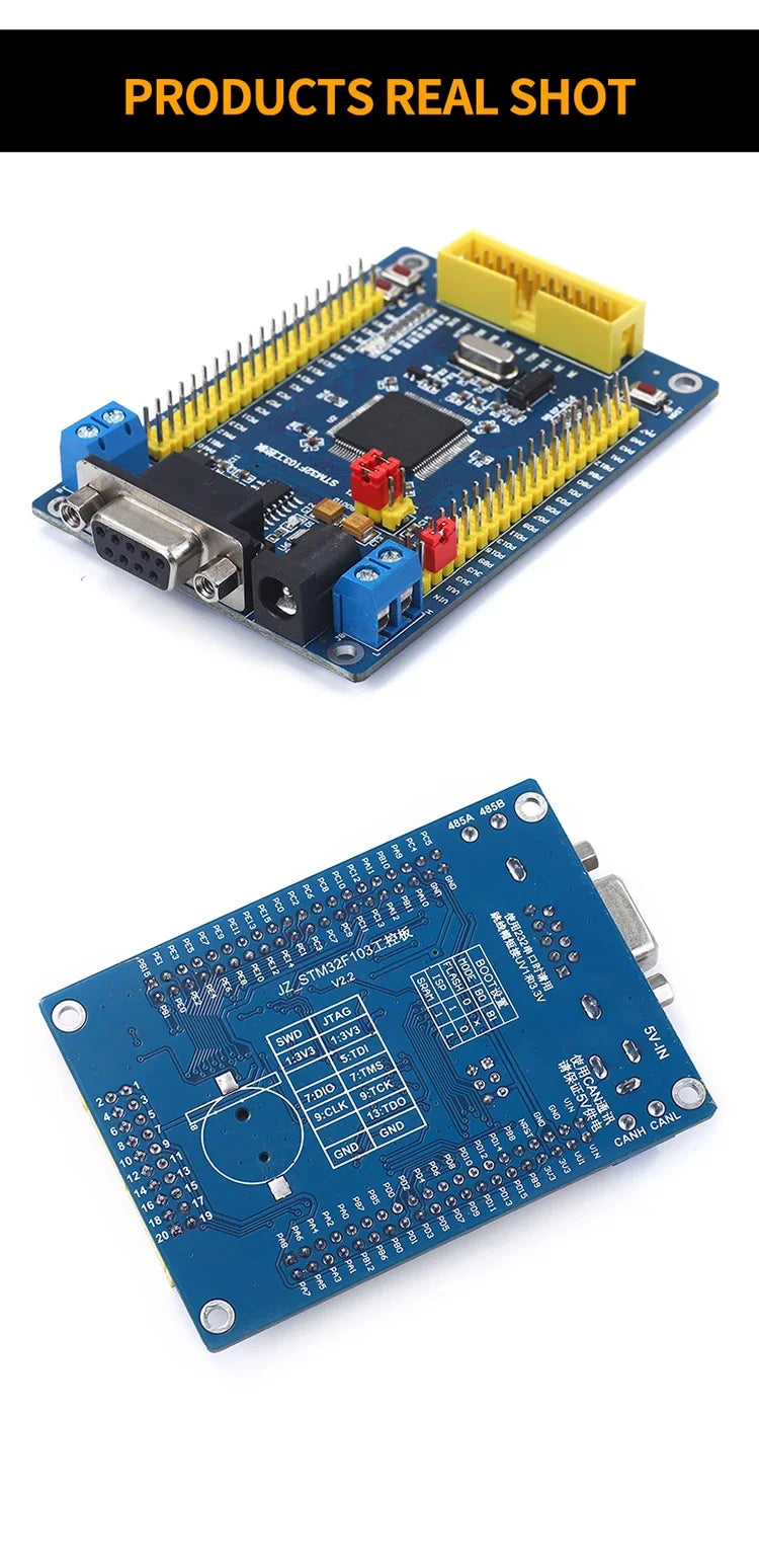 STM32 board CAN RS485 STM32F103VET6 minimum system MCU learning