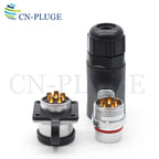 XHP20, IP67 2 3 4 5 67 8 9 10 12-Pin Waterproof Electrical Connector, 20mm Aviation Square Panel Mounting Male Plug