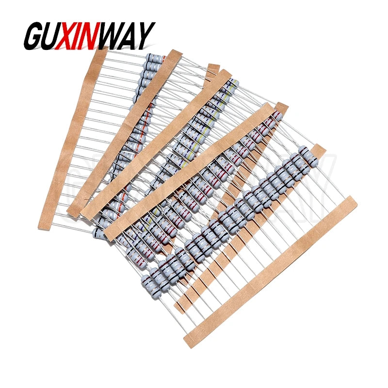 20pcs 1W 5% Wire Wound Resistor Fuse Winding Resistance 0.1R 0.33R 1R 2.2R 3R 4.7R 5.1R 6.8R 10R 22R 68R 100R 200R 510R 0.1 Ohm