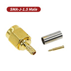 5PCS RF SMA Male Female Connector Crimp for RG174 RG316 RG178 RG179 LMR100 Cable Connector