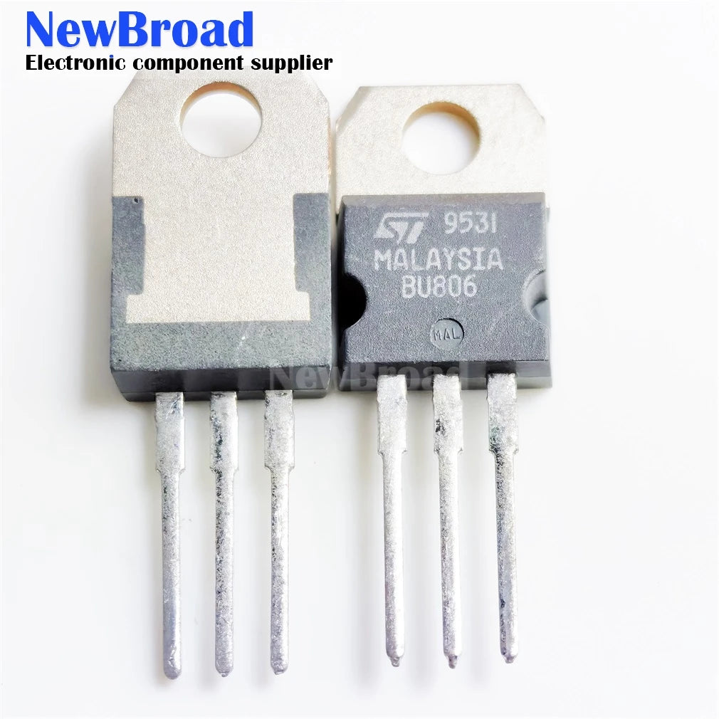 5 Pieces BU406 TO-220 BU806 200V/7A/60W NPN Power Transistor