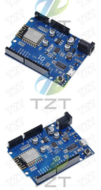 ESP-12E WeMos D1 UNO R3 CH340 CH340G WiFi Development Board Based ESP8266 Shield Smart Electronic PCB For Arduino Compatible IDE