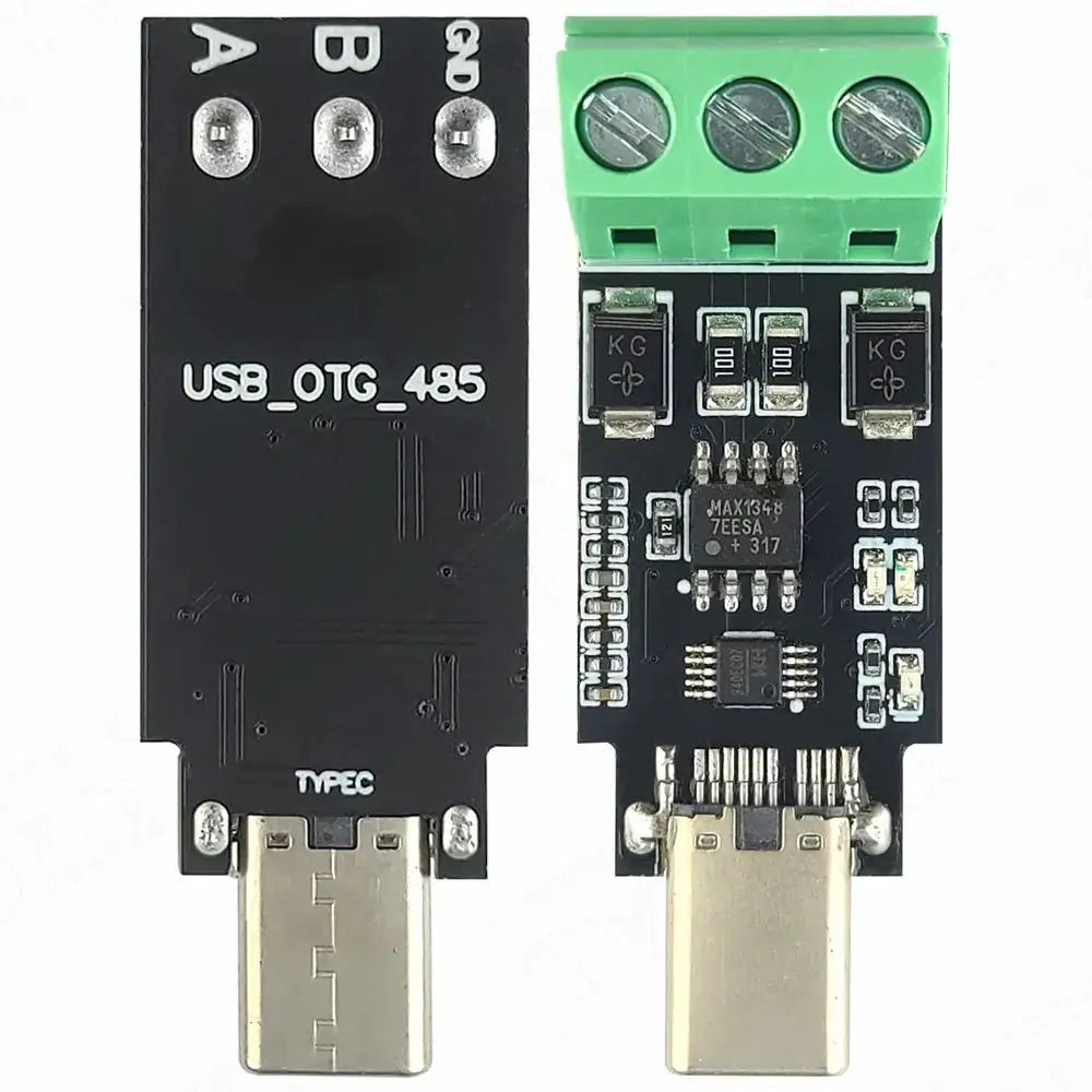 Type-C to RS485 Conversion Module for Android Serial OTG USB Type-C to 485 Converter Modules 600W Protection 3PIN