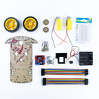2-Wheel Smart Robot Car Chassis Kit with L298N Motor Driver Board, Complete Robotics Chassis Set