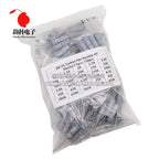 150PCS 300PCS 1W 2W 3W 5W Carbon Film Resistor Assortment Kit 5% Resistance Set 30Kinds 0.1-750 ohm 1K-820K DIY components