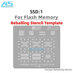 Amaoe SSD1 BGA Reballing Stencil Template For SSD NAND DDR Memory IC BGA96 BGA136 BGA152 BGA132 BGA272 BGA316 BGA100 T=0.2MM