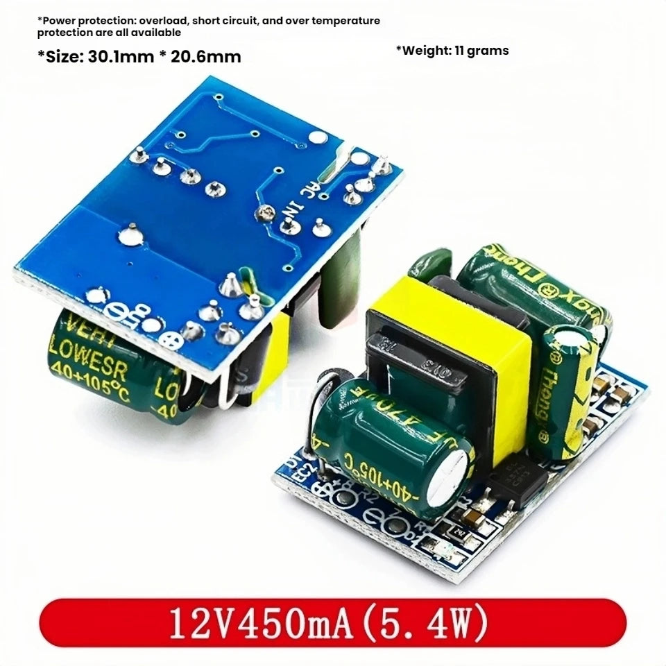 AC-DC 5V 700mA 12V 300mA 3.5W Isolated Switch Power Supply Module Buck Converter Step Down Module 220V turn 5V/12V