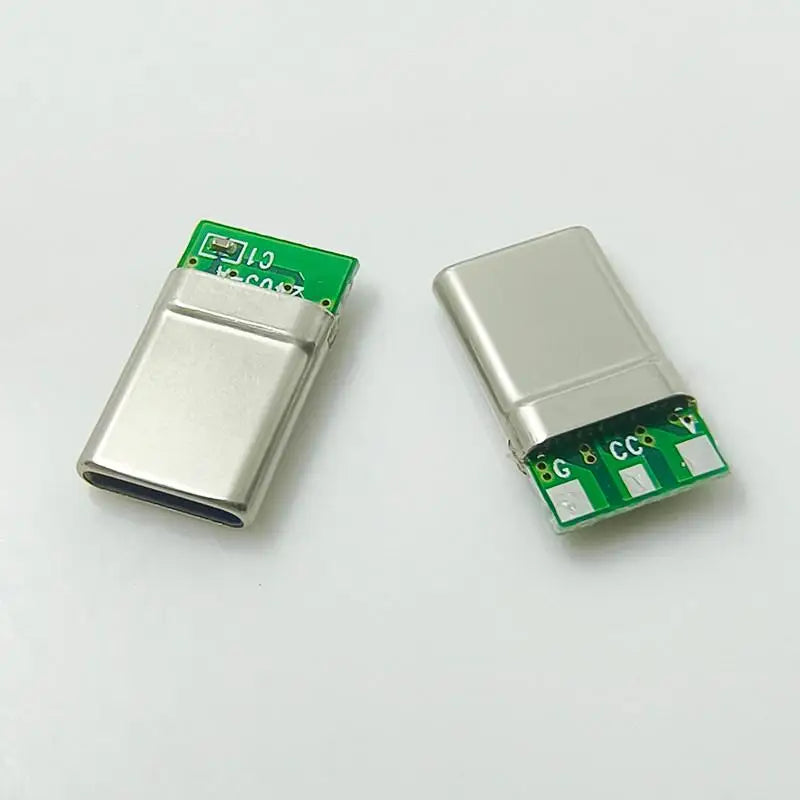 3Pin Male Connector Type C Laptop Version 2 10 Sets with 3 Solder Joints and CC Pin CTOC5 for Maker Education Kits