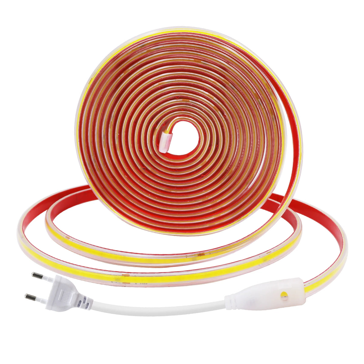 AC 220V COB Strip IP65 Waterproof 10CM Cut 240Leds/M 3000K 4000K 6000K Home Decor Flexible Ribbon Rope Tape LED Light