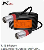 10pcs/5sets 8p8c RJ45 Waterproof Connector,Orange&Black, Panel Mount+Wire Connector, RJ45 Ethernet/Network Connector, IP65 Level