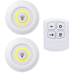 Dimmable LED Under Cabinet Light with Remote Control Battery Operated LED Closets Lights Wardrobe Bathroom Lighting Night Light