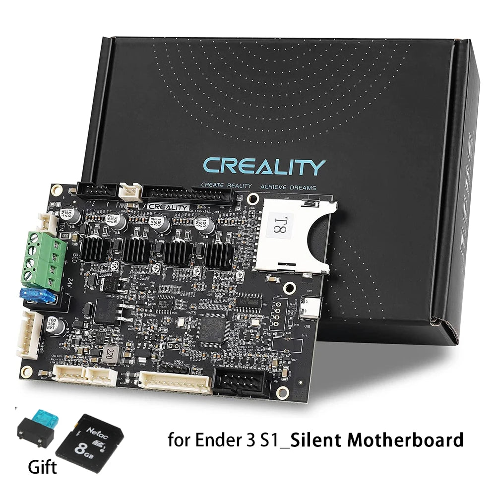 Creality Ender-3 S1 Silent Motherboard 32 Bit Mainboard SD Card fuse Package with TMC2208 Drivers for Ender 3 S1 3D Printer Part