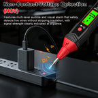 HABOTEST Digital Voltage Tester Pen HT91E+ LCD AC Voltage Detector 12-300V Live Neutral Wire Finder Flashlight  Electrical Tool