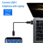 USB A To Type C OTG Phone Adapter USB-C Male To Female Type C Converter USB Connector For Macbook Laptop PC Xiaomi Huawei iPhone