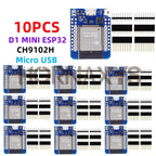 1-10PCS/ D1 Mini LIVE ESP32 ESP-32 WiFi+Bluetooth Internet of Things Development Board based ESP8266 Fully Functional TYPE-C
