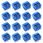 10/50PCS PCB Terminal Block Connector Pitch 5.0mm KF301 Straight Pin 2P 3P Screw PCB Terminal Blocks Connector Assortment Kit