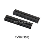 20PCS/Lot Dupont 2.0 Housing Plastic Shell 2.0mm Pitch Double Row Dupont Connector 2x2P/2x3P/2x4P/2x5P/2x6P/2x7P/2x8P