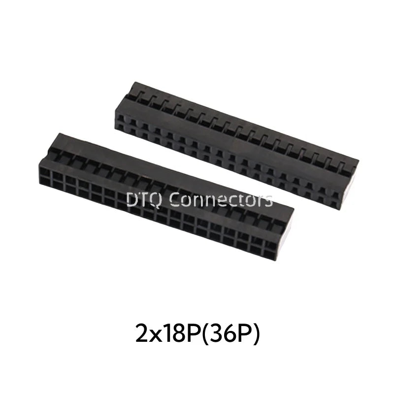 20PCS/Lot Dupont 2.0 Housing Plastic Shell 2.0mm Pitch Double Row Dupont Connector 2x2P/2x3P/2x4P/2x5P/2x6P/2x7P/2x8P