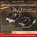 TPA3255 Pure Post Stage Digital Amplifier Board XY-AP3002 600W High Power HD Sound Quality MCU Anti POP Sound for Audio Systems