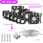 1PCS EC Brushless Fan 6025/8025/9225/12025/12038/12032 AC 110V 115V 120V 220V 240V Cooling Cooler Fan AC Axial Fan