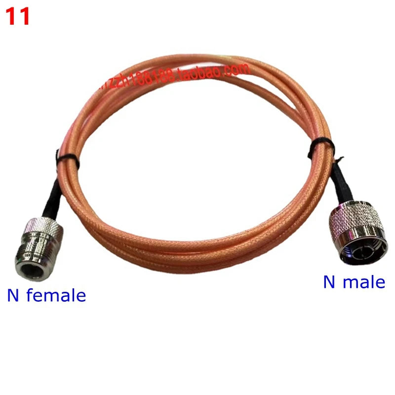 RG142 Coax Cable Double Shielded Crimp for UHF PL259 N Type TNC BNC Male Female Connector Extension Fast Delivery Brass Copper