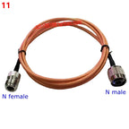 RG142 Coax Cable Double Shielded Crimp for UHF PL259 N Type TNC BNC Male Female Connector Extension Fast Delivery Brass Copper