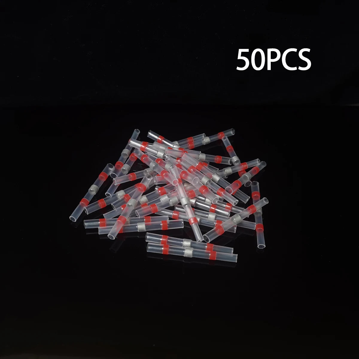 50PCS Waterproof Solder Seal Heat Shrink Tube Wire Connectors Terminals With Soldering Sleeves