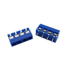 50Pcs/Box KF301 5mm Pitch  2P 3P 4Pin PCB Screw Terminal Block Connector KF301-2P KF301-3P KF-301-4P Blue