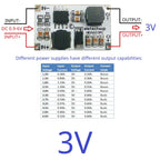 2 In 1 Auto Buck-Boost DC-DC Converter 0.9-6V to 3V 3.3V 4.2V 5V PWM PFM Voltage Regulator for LINO LIPO Lifpo4 Nimh Batery