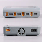 ToolkitRC Q4AC 4x50W 5A AC 100W 4 Port DC Smart Discharger Charger XT60/XT30 Optional for 1-4S Lipo Battery