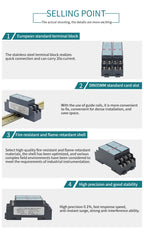 BST-I AC Current Transducer 0-1A 5A 10A to 4-20mA 0-10V Output Voltage Signal Converter