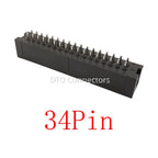 10-50Pcs DC3 IDC JTAG Socket 6-50Pin Male Header Connector 2.54mm Pitch Straight Needle DC3 ISP Double-spaced 2*6-50P DC3 Header