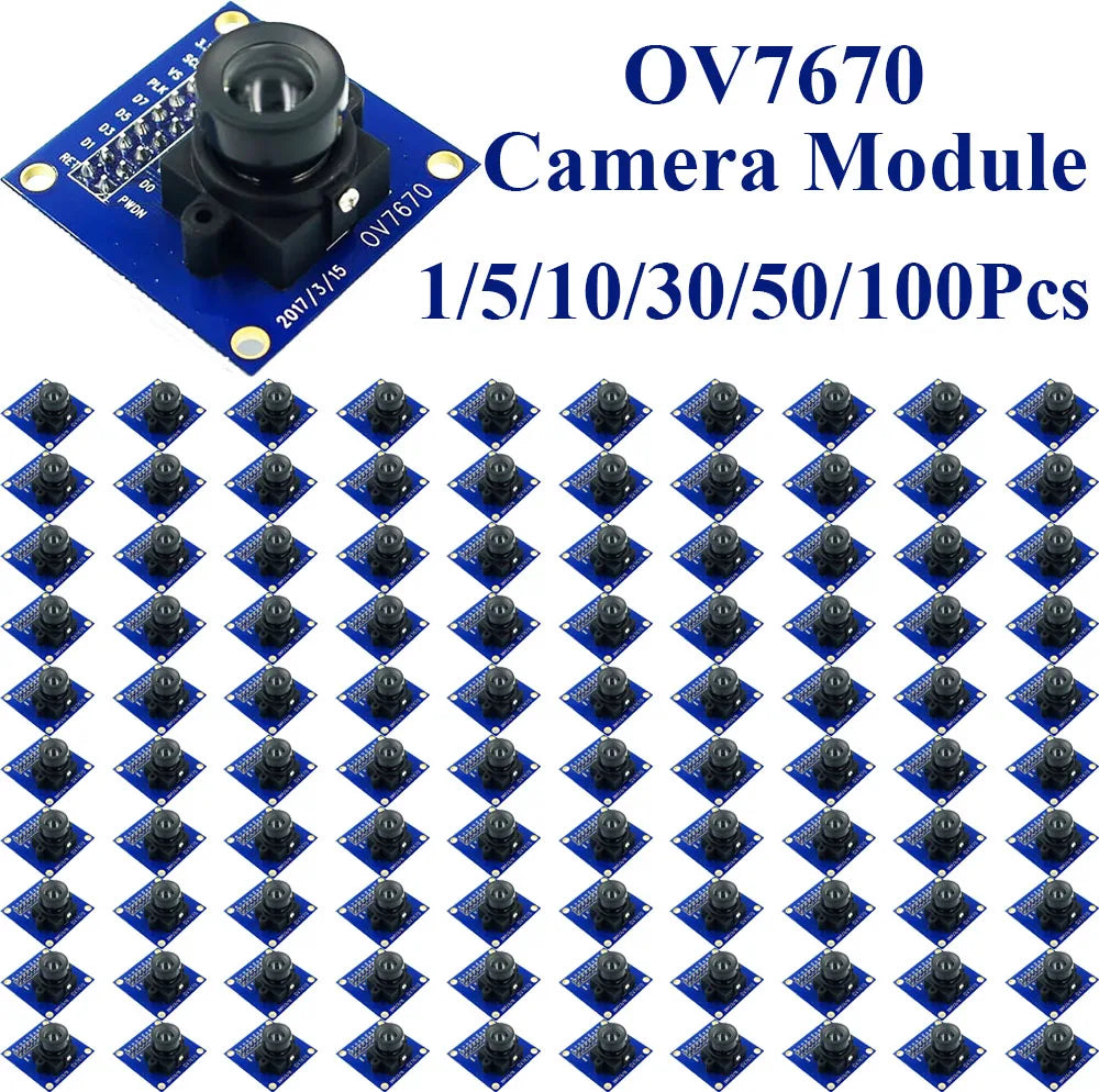 1~100Pcs Ov7670 Camera Module STM32  Driver For Single Chip Microcomputer Electronic Development Learning Experiment