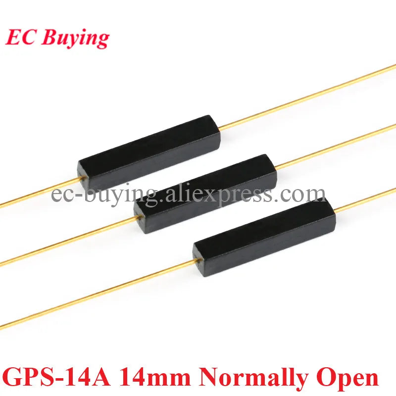20Pcs/5pcs Reed Switch Magnetic Induction Switch Normally Open Normally Closed NO NC Conversion Sensor Induction 4*28MM 1.8*10