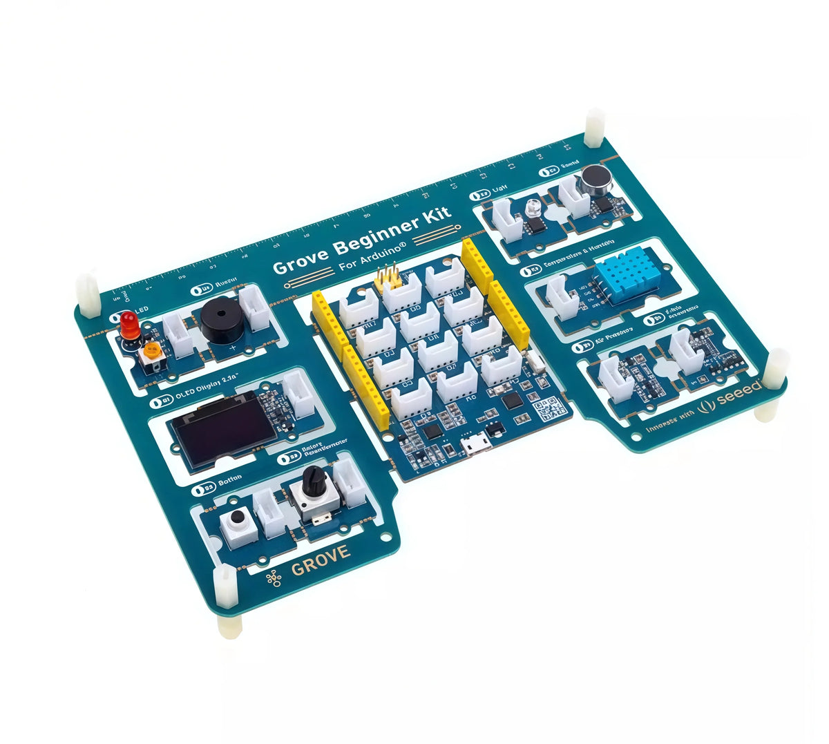Minimalist UNO Getting Started Kit All-in-One Grove Beginner Kit Sensor Kit Seeed for Arduino